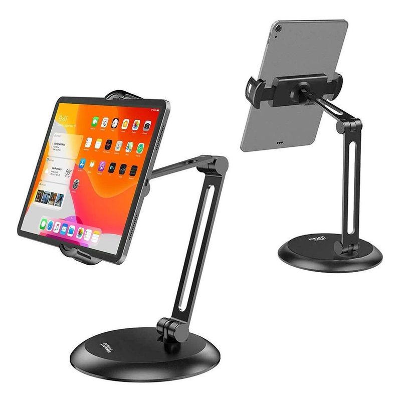 GENERICO - Soporte Ajustable para Tablet y Celular de 4 a 11 Negro