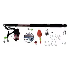 GENERICO - Kit Completo de Pesca 24m con Accesorios y Bolso Incluido