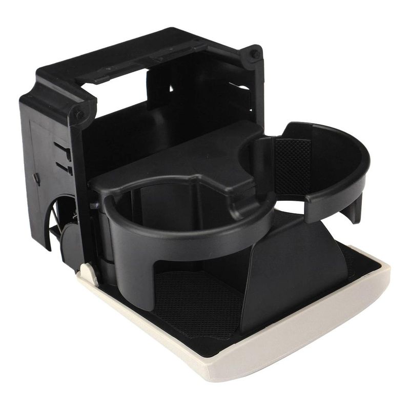 GENERICO - Portavasos Beige para Consola Trasera de Auto Duradero