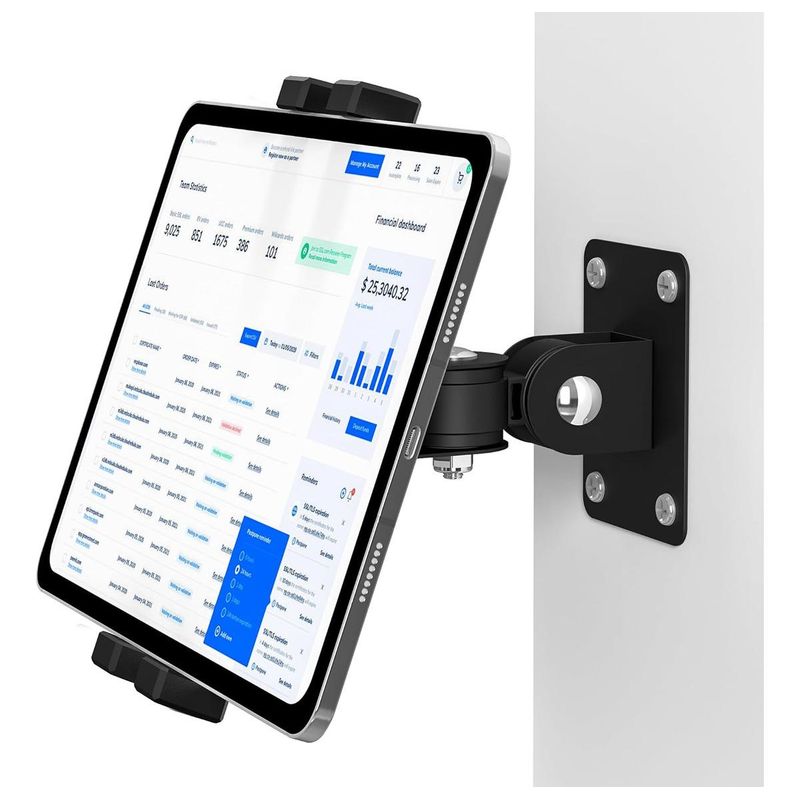 GENERICO - Soporte de Pared Ajustable para Tablet y Celular 360°