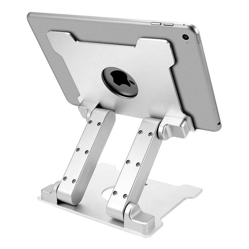 GENERICO - Soporte Plegable Ajustable para Tablet de Aluminio Elegante