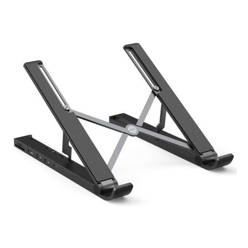GENERICO - Soporte Plegable para Notebooks con Conexiones Versátiles
