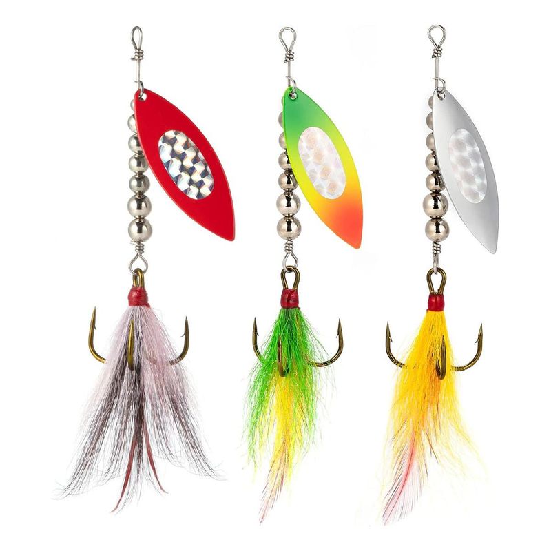 GENERICO - Set de 3 Hilanderos Almizclados para Pesca de Agua Dulce