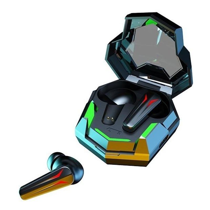 GENERICO - Audífonos Inalámbricos Gamer con Powerbank y LED IPX4