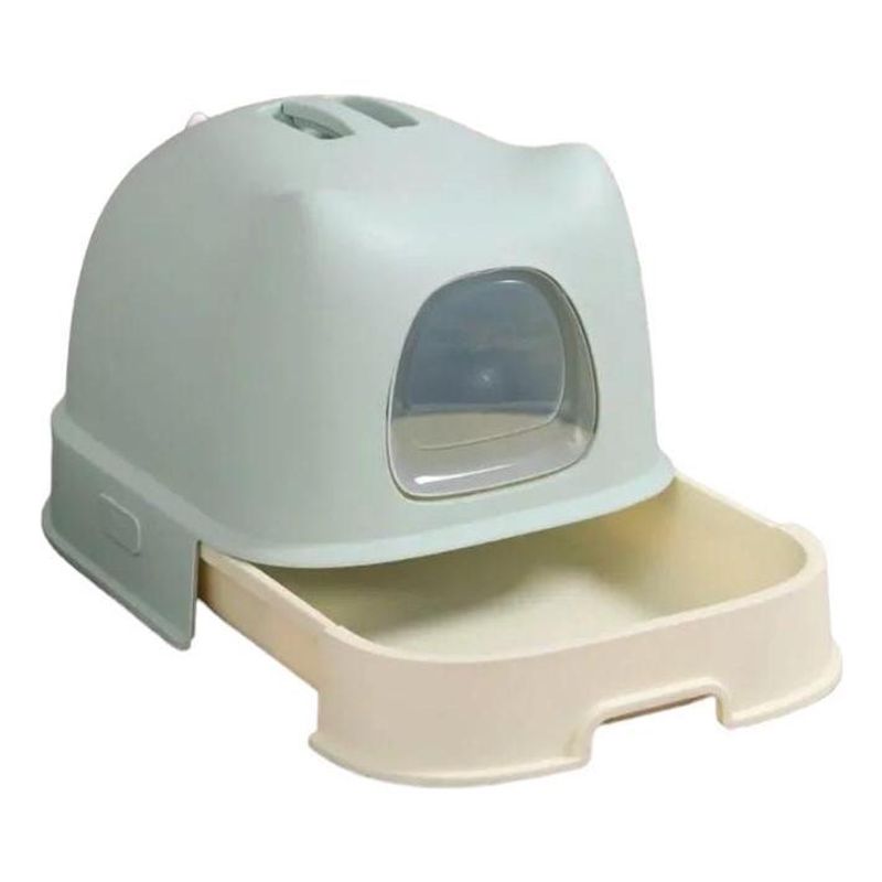 GENERICO - Arenero XL Cerrado para Gatos Espacioso y Práctico