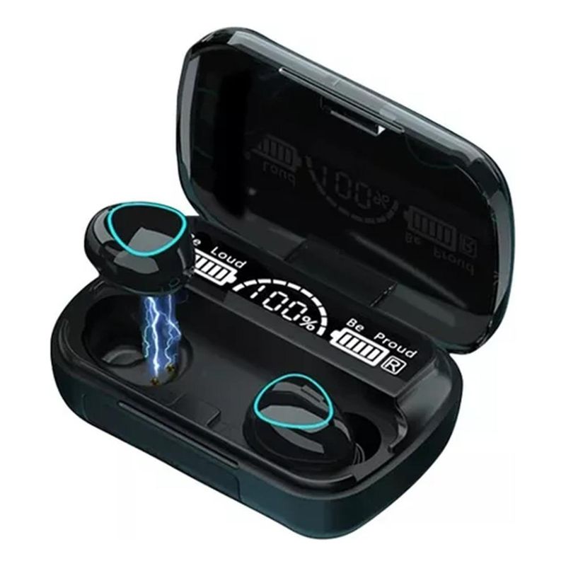 GENERICO - Audífonos In-ear Inalámbricos con Power Bank 2000 mAh