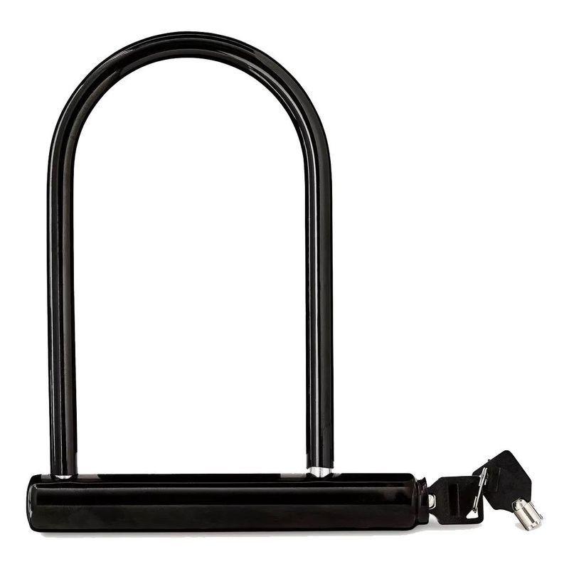 GENERICO - Candado Ulock con Soporte y Doble Bloqueo para Bicicleta