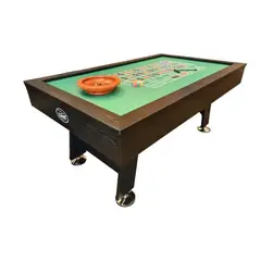 GENERICO - Mesa de Juego de Ruleta con Accesorios Completos 110x182 cm