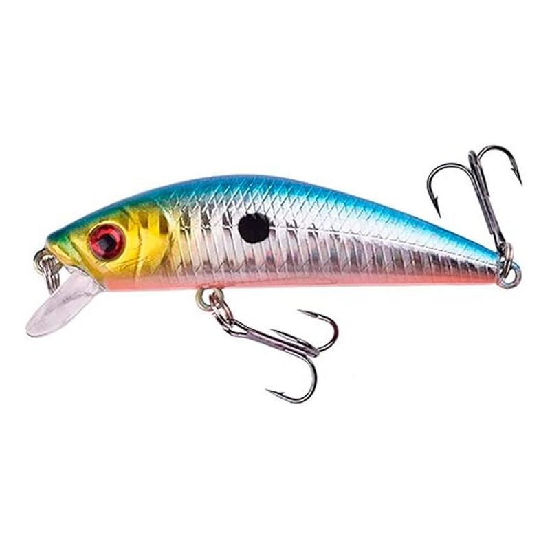 GENERICO - Señuelo de Pesca Nocturna Realista para Truchas 7cm