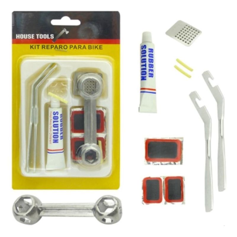 GENERICO - Kit 8 en 1 de Herramientas para Reparación de Bicicletas