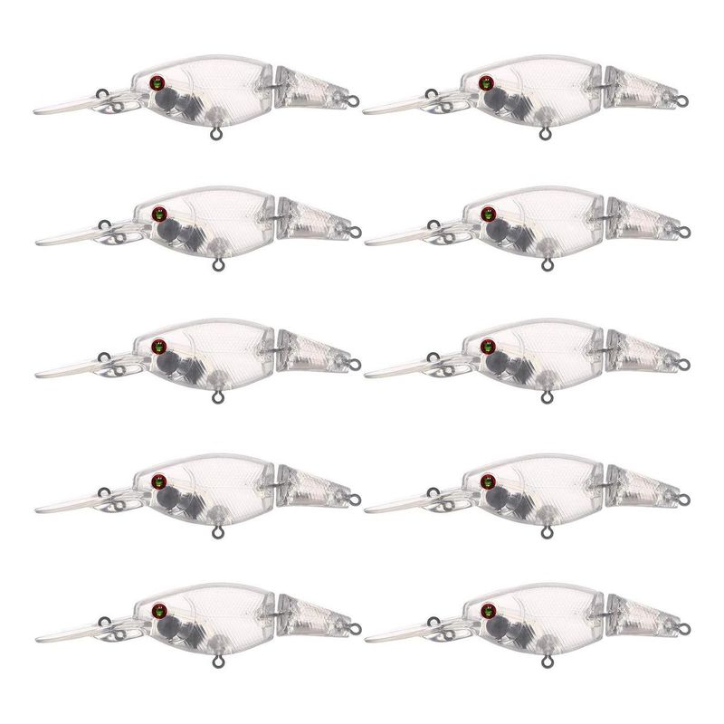 GENERICO - Señuelo Blanco Transparente para Pesca Crankbait Surtido