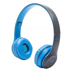 GENERICO - Auriculares inalámbricos Over-Ear Bluetooth en color azul