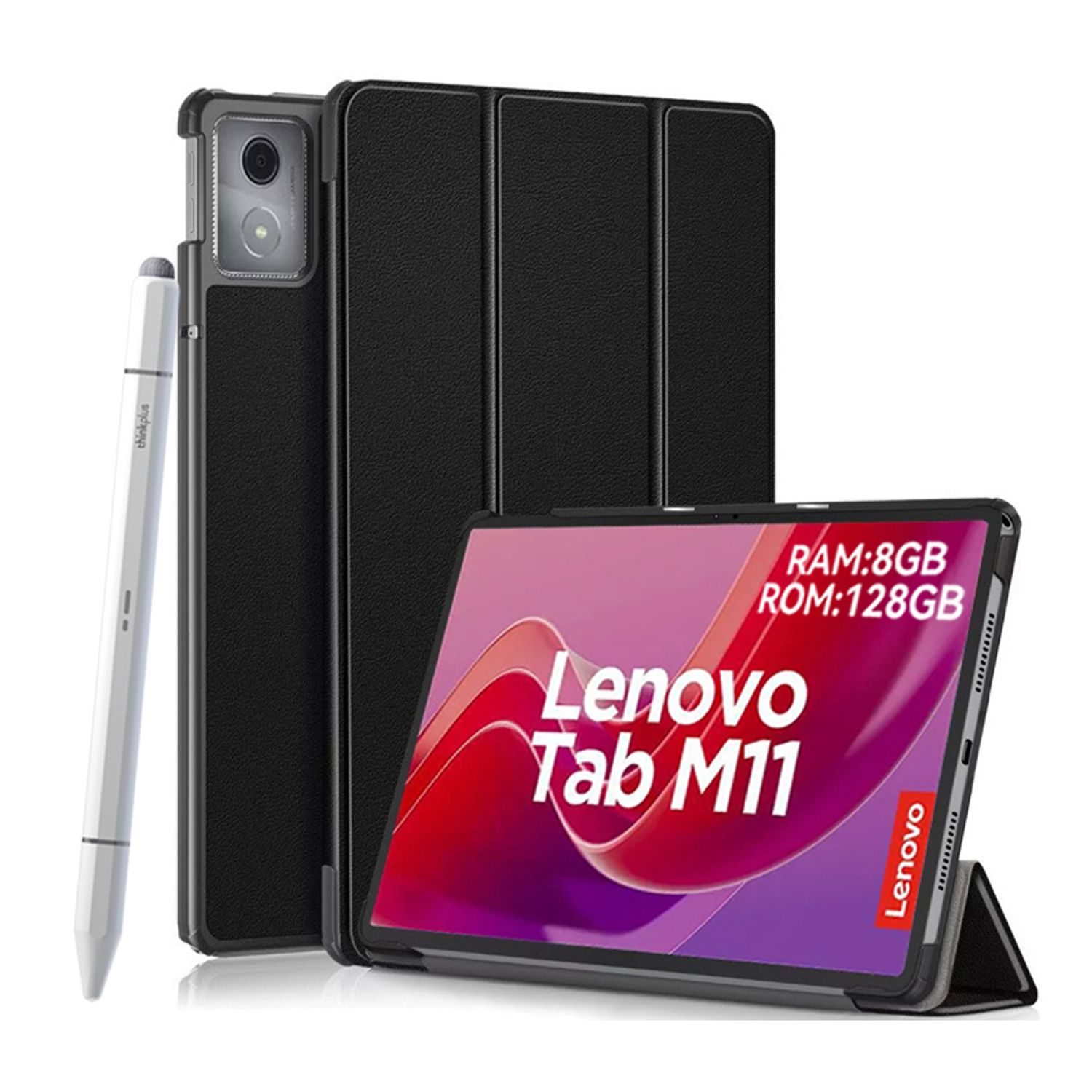 LENOVO Tablet Lenovo M11 8GB+128GB WiFi + Lápiz + Case Negro