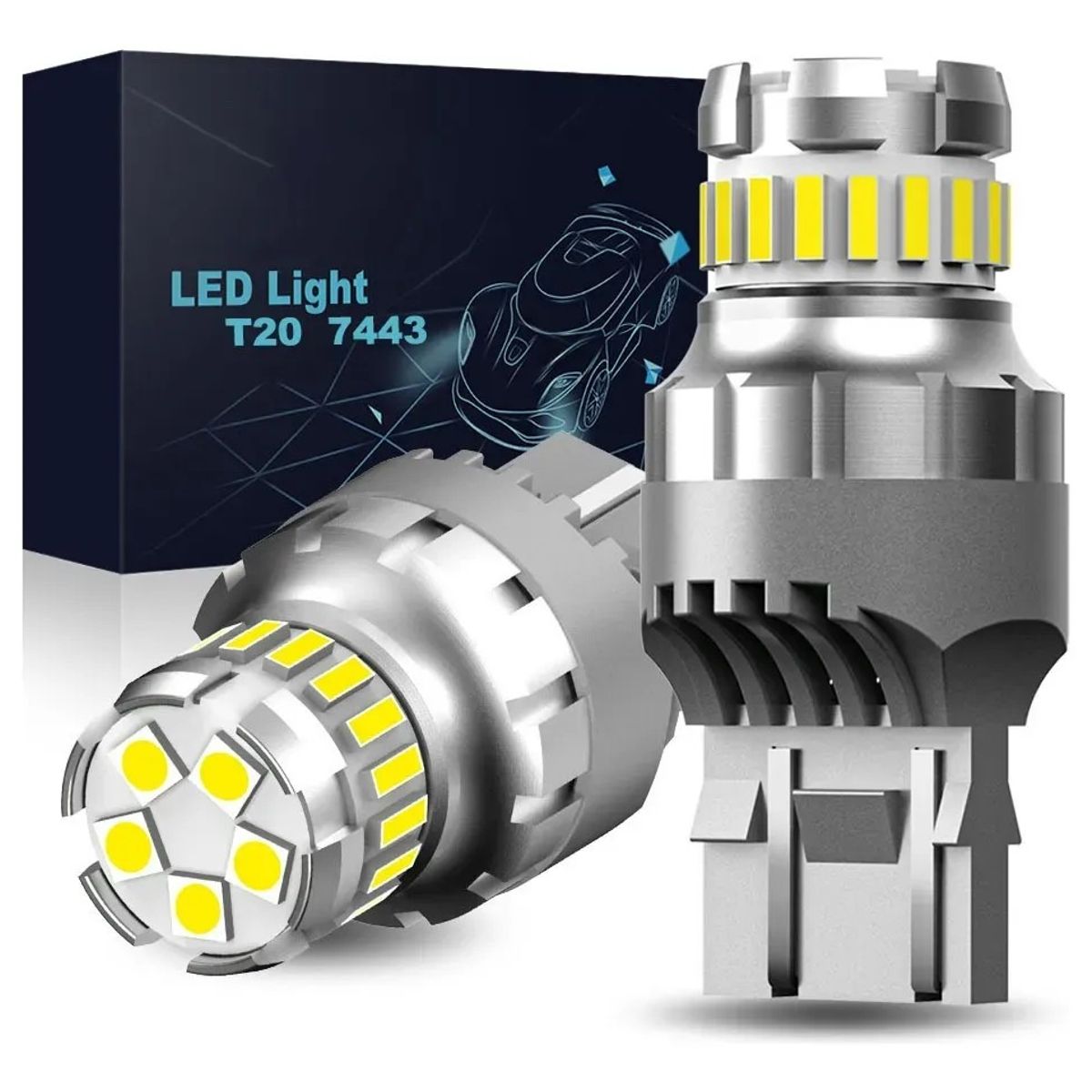 Ampolleta Led T20 W21/5w Alto Brillo 1200 Lumenes, marca KUANGYE - Foto 2