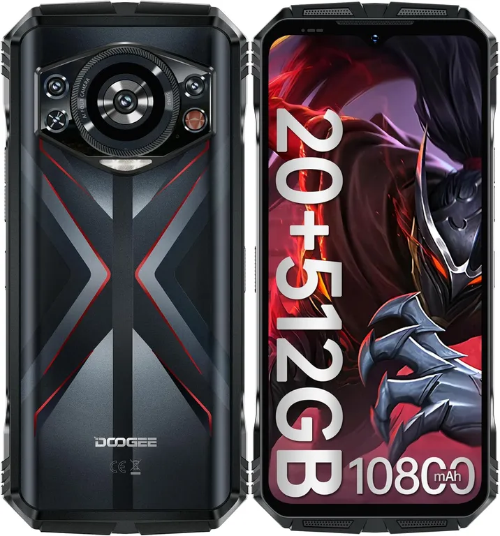 Celular S118 20GB+512GB 10800mAh-Rojo