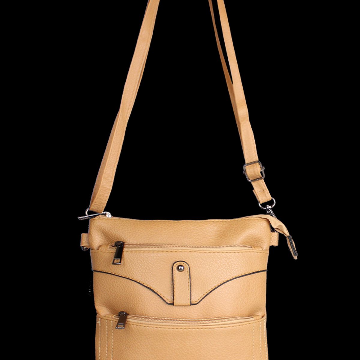 ANABELLA SACHI - Cartera bandolera Felicia camel Anabella Sachi