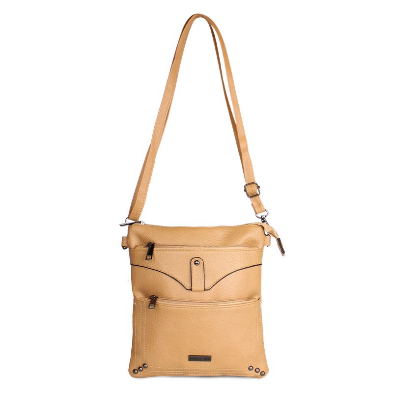 ANABELLA SACHI - Cartera bandolera Felicia camel Anabella Sachi
