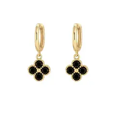 GENERICO - Aros Trébol Mini Clovers Negro Default Title