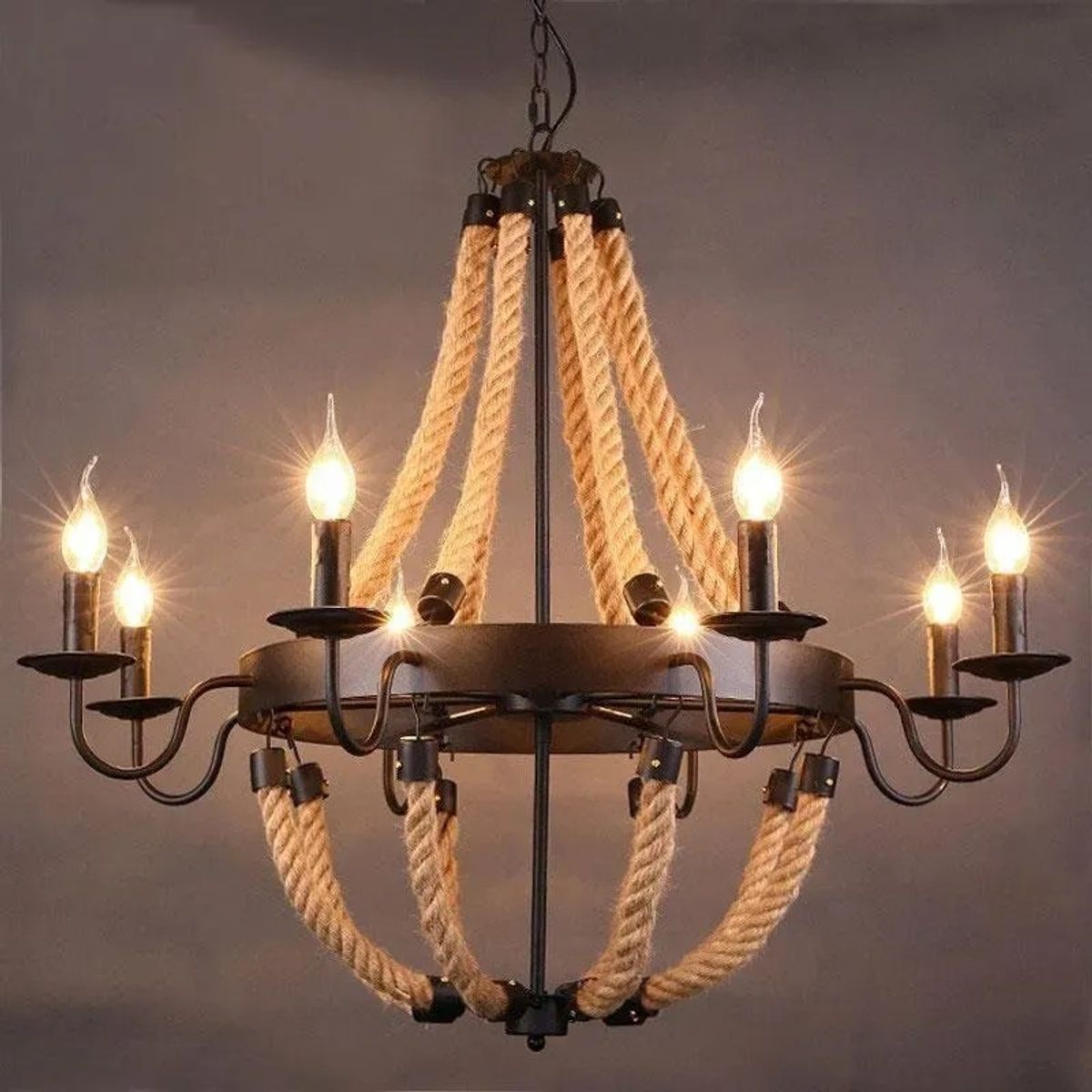 KUANGYE - Pack 10 Ampolletas Vela Led Filamento Vintage E14 4w