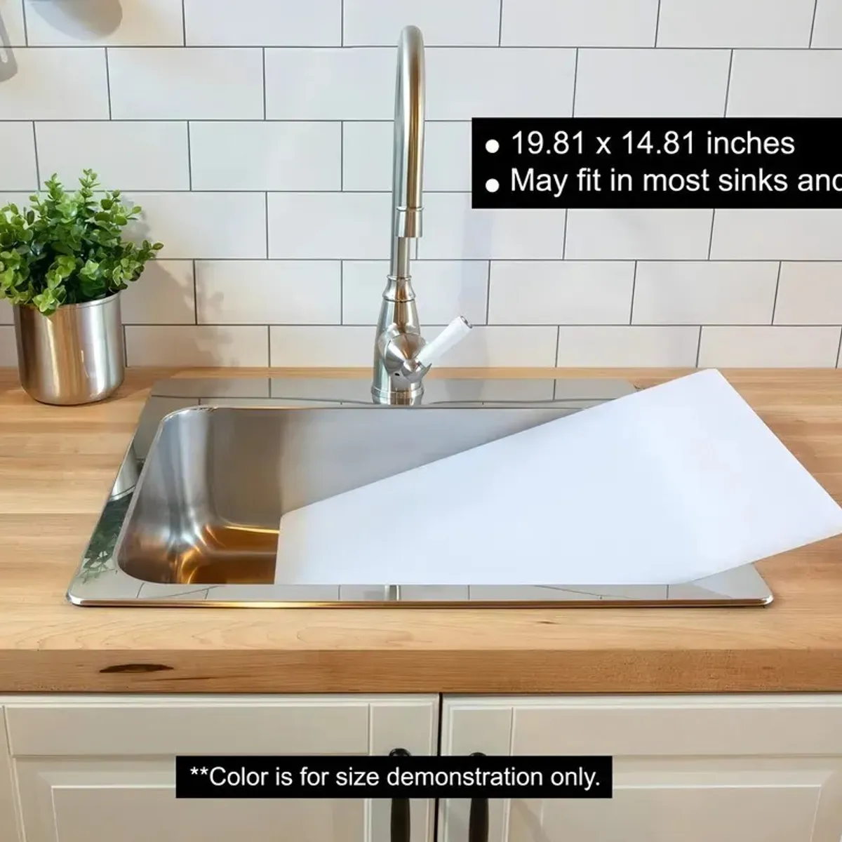 KUANGYE - Tabla Cortar Profesional Blanca 46x32x18cm Tabla Profesional