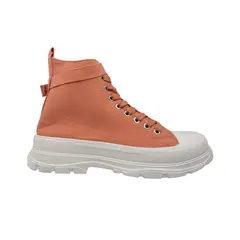 HERIEL - Zapatilla Naranja Caña Alta