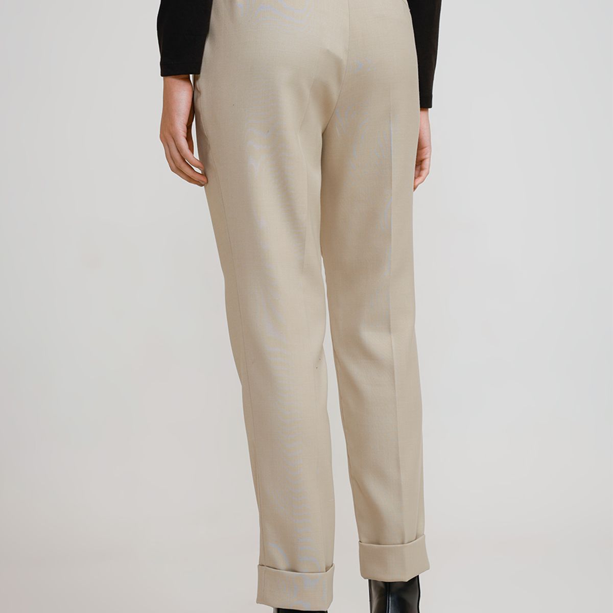 CANADIENNE - Pantalón Mujer Lana Arena