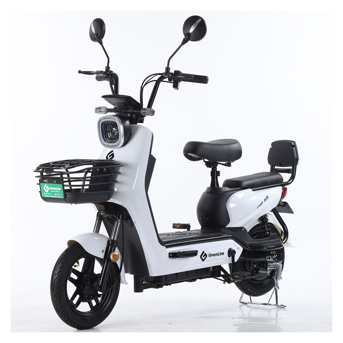 GREEN LINE - Bicimoto Eléctrica GREENLINE Modelo P20 Color BLANCO