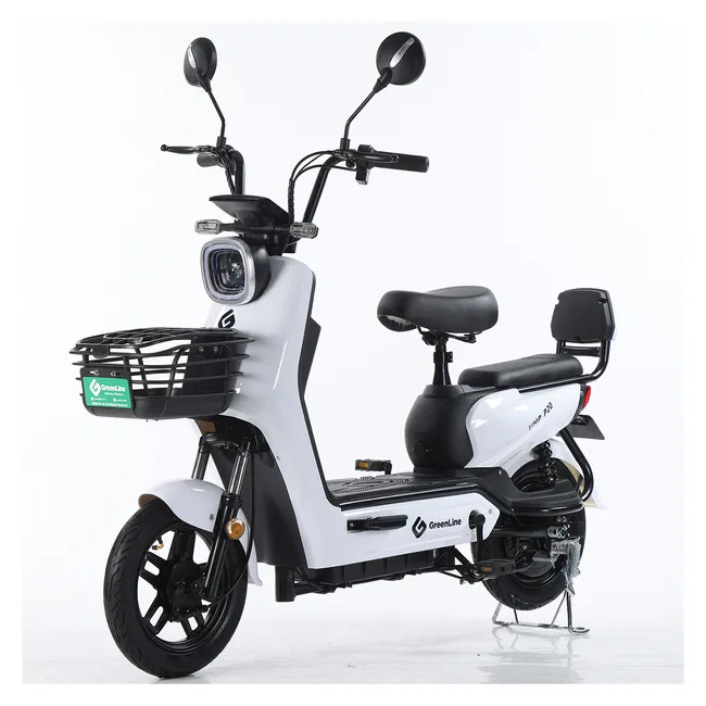 GREEN LINE - Bicimoto Eléctrica GREENLINE Modelo P20 Color BLANCO