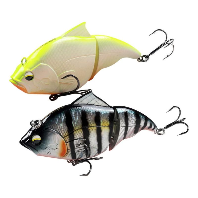 GENERICO - Cebos Doblados para Pesca de Lubina y Trucha Flotantes