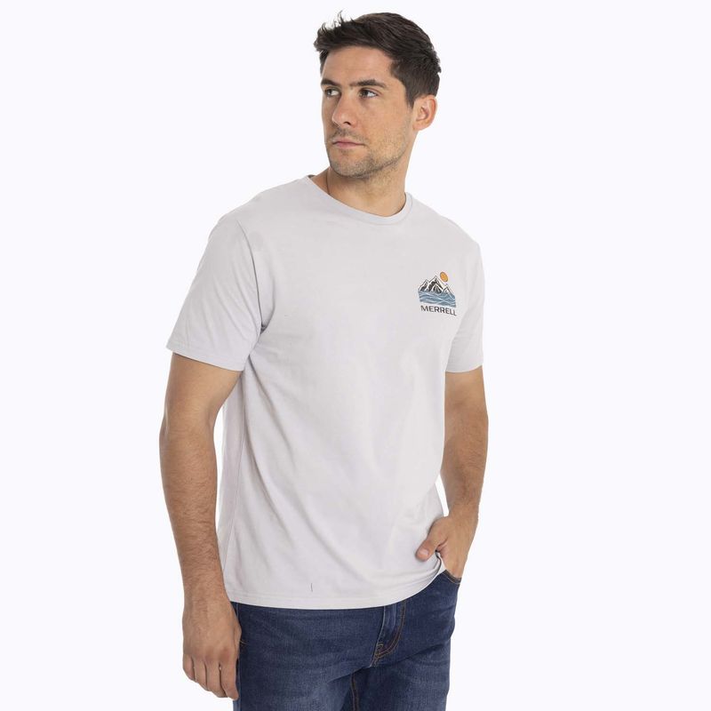 MERRELL - Polera Hombre Susitna Gris claro MERRELL