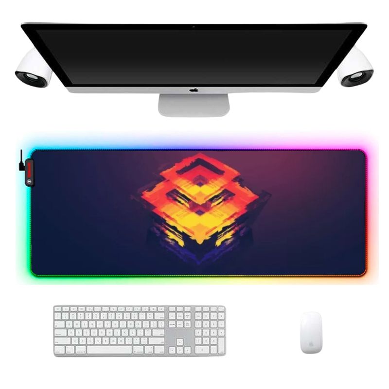 GENERICO - Mousepad Rgb 80x30 Cm / 4 Mm Grosor