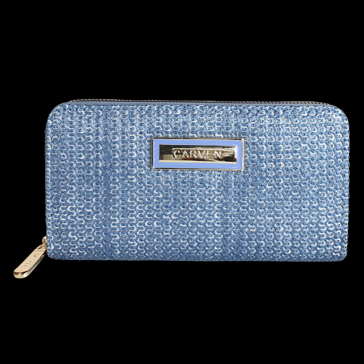 CARVEN - Billetera mujer Lidia celeste Carven Paris