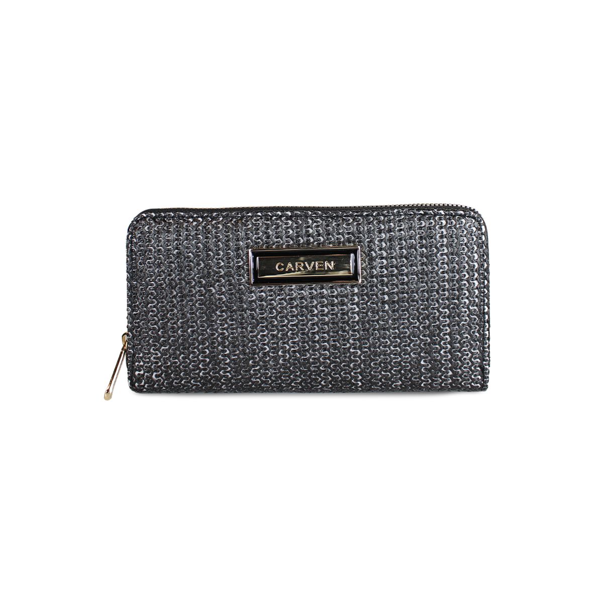 CARVEN - Billetera mujer Lidia negra Carven Paris