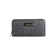 CARVEN - Billetera mujer Lidia negra Paris