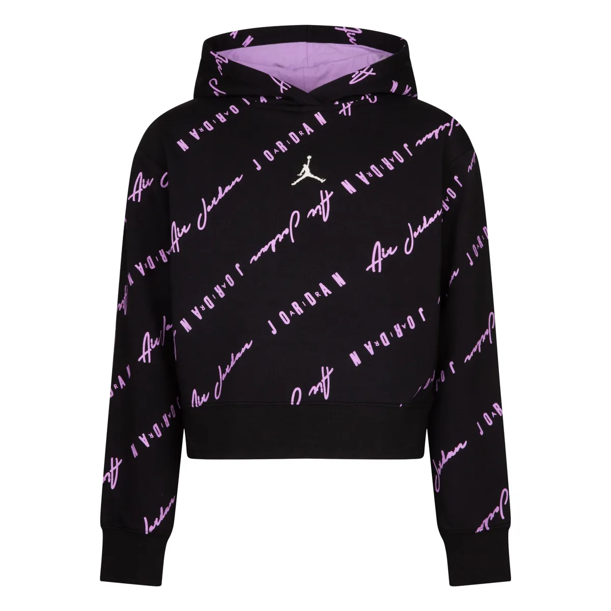 JORDAN - POLERÓN JORDAN KIDS  AOP NEGRO