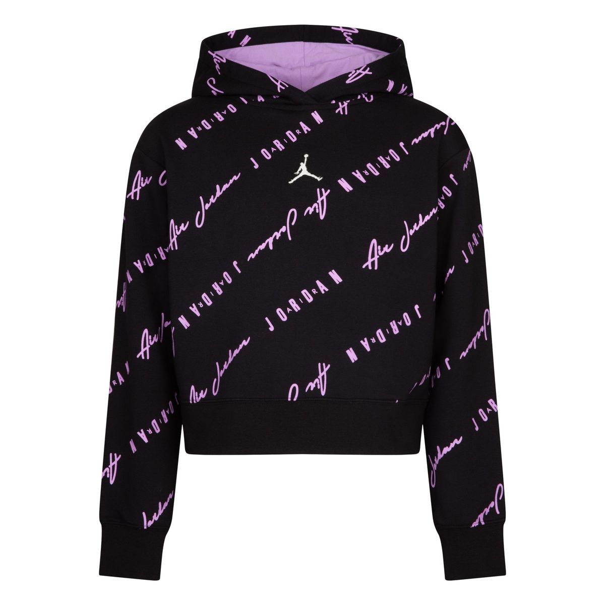 JORDAN - POLERÓN JORDAN KIDS  AOP NEGRO