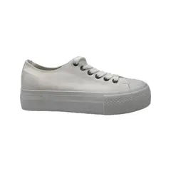 HERIEL - Zapatilla Blanca Plataforma Mujer