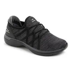 POZATINI - ZAPATILLA DEPORTIVA MUJER ADRUN NEGRA GRIS 9003