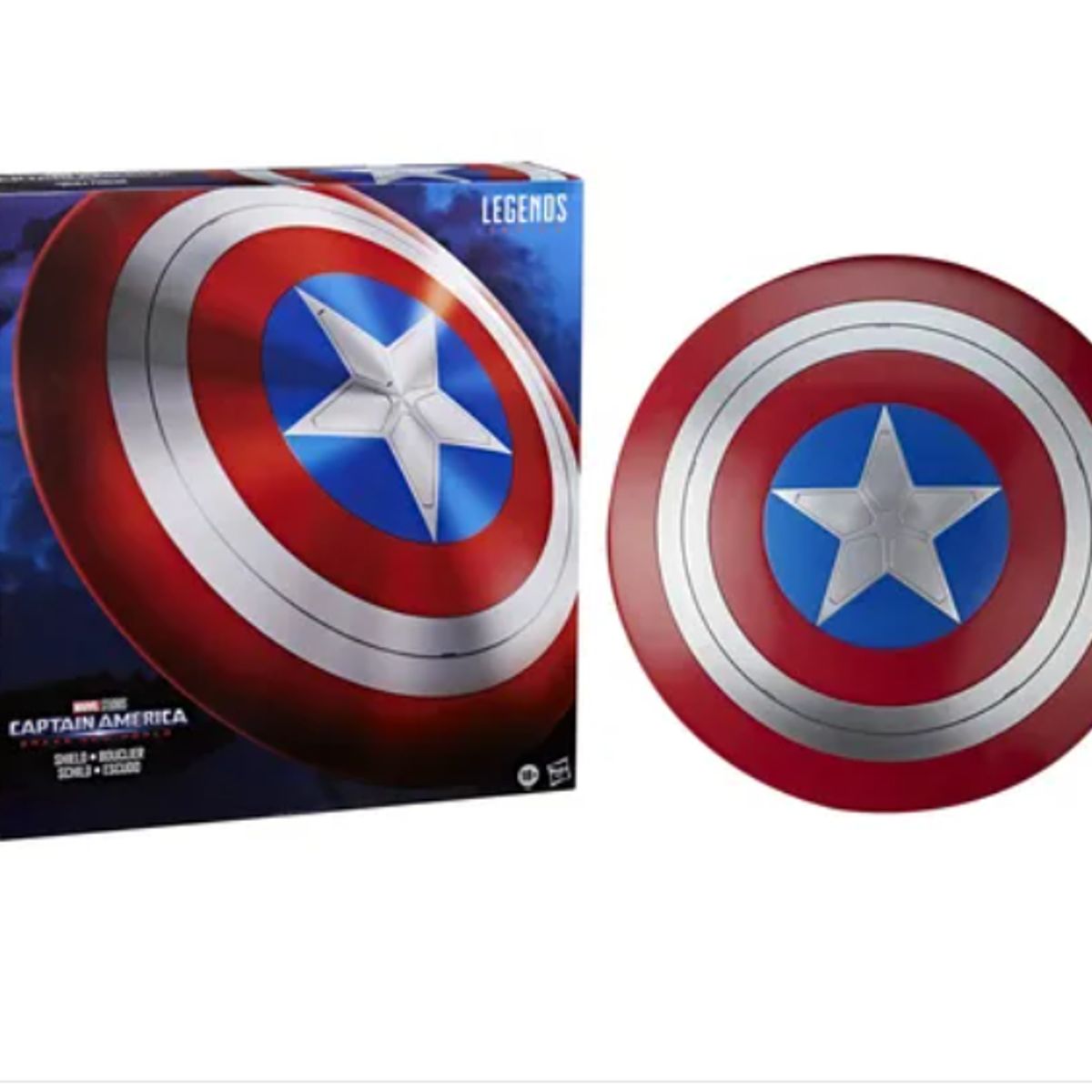 HASBRO - Escudo Capitan America Brave New World Soldier Marvel Legends