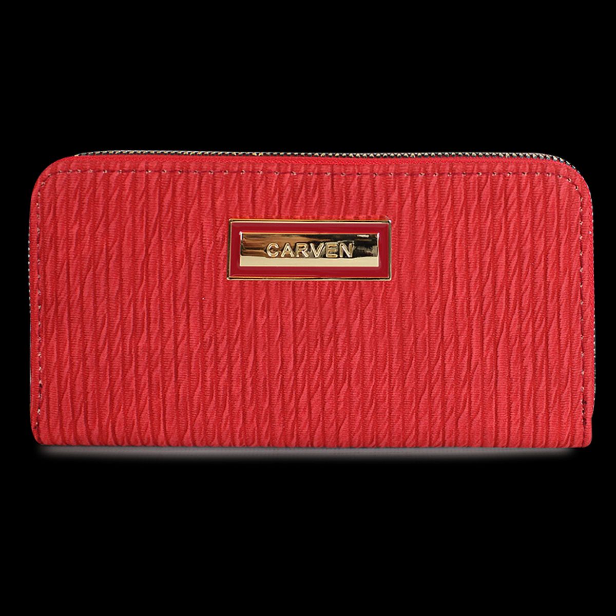 CARVEN - Billetera mujer Abby roja Carven