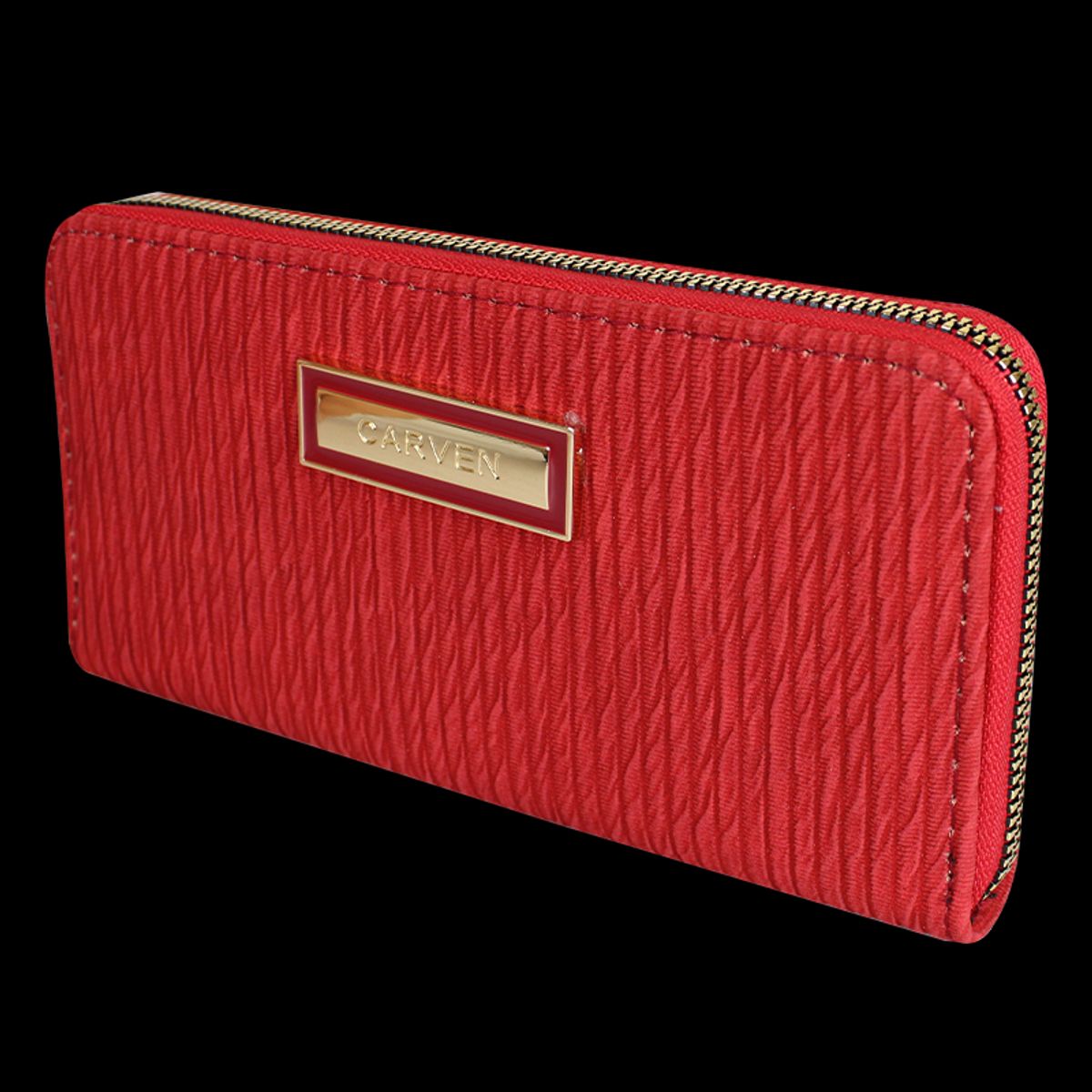 CARVEN - Billetera mujer Abby roja Carven