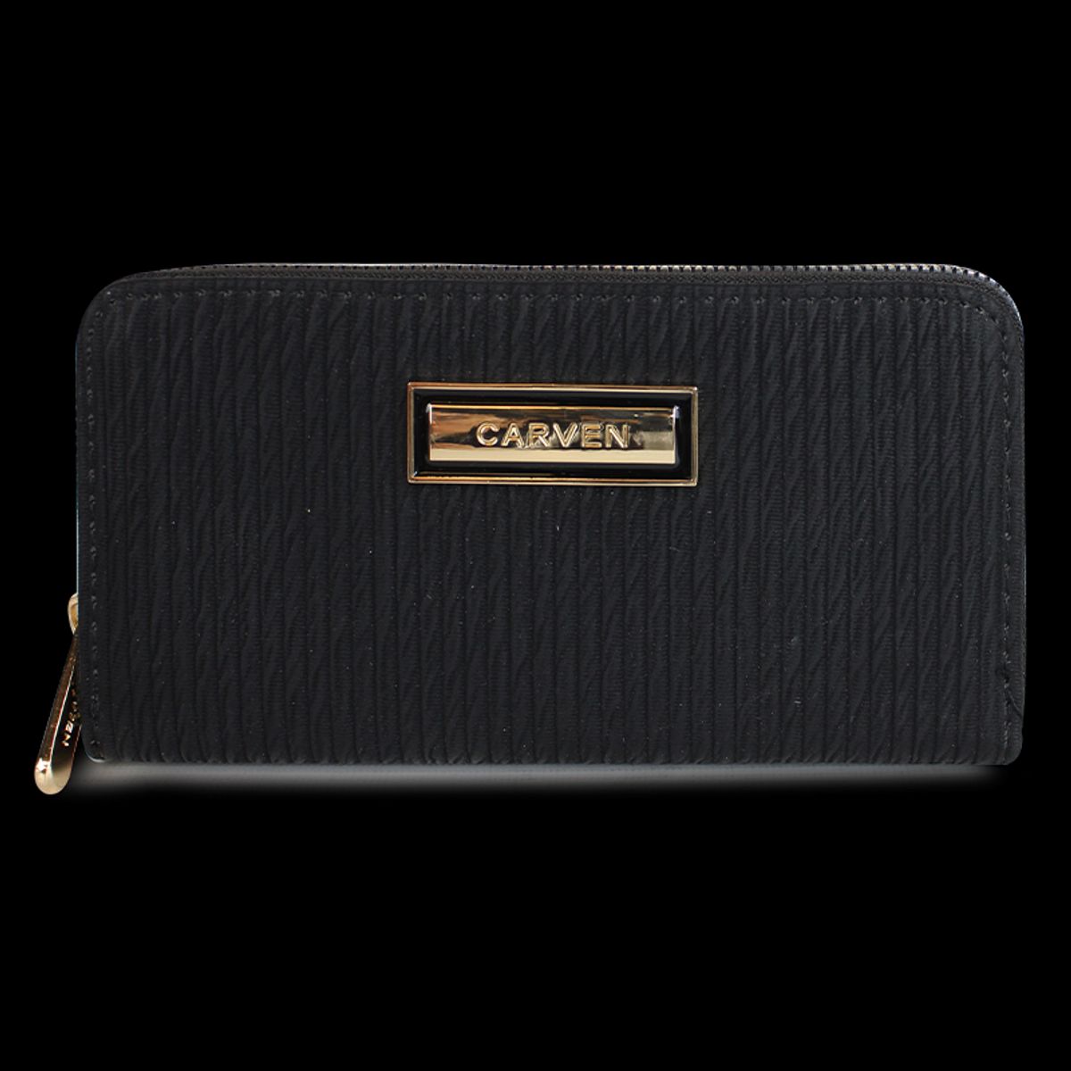 CARVEN - Billetera mujer Abby negra Carven
