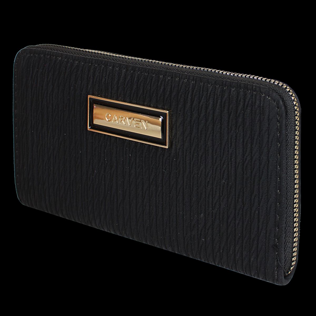CARVEN - Billetera mujer Abby negra Carven