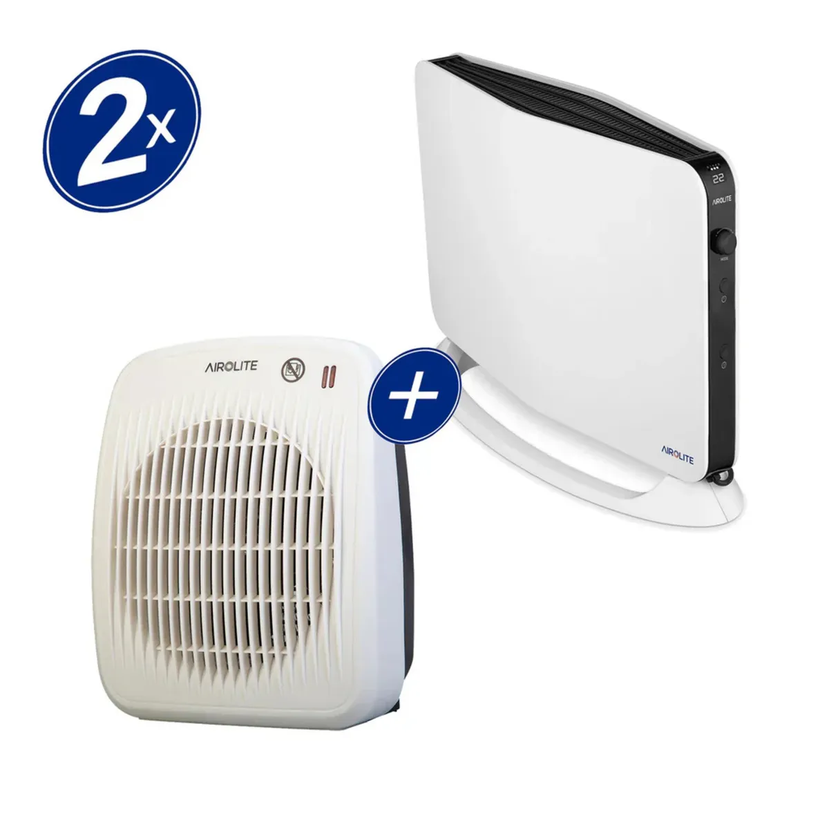 AIROLITE - PACK CONVECTOR 2000W CO-DE 2000 +TERMOVENT VERTICAL HT-2018