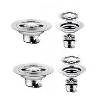 2pcs Coladera Baño Acero Inoxidable Anti Olores E Insectos