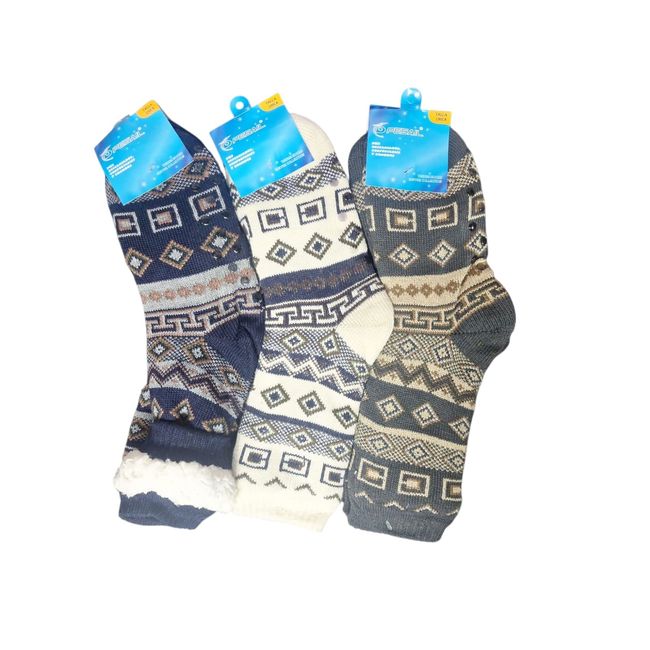 GARSIL - 6 Calcetines Con Chiporro Para Hombre Con Antideslizante - Pantuflas