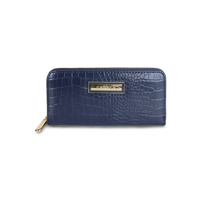 CARVEN - Billetera mujer Sofia azul Carven Paris