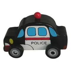 GENERICO - Colección de Autos de Madera para Juego Educativo 9 cm