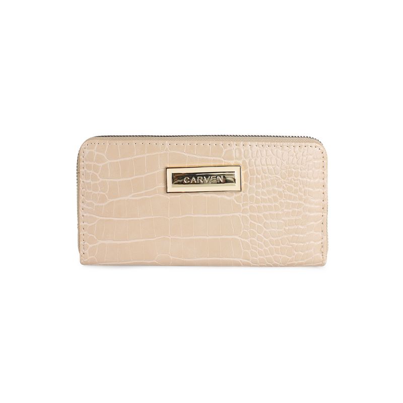 CARVEN - Billetera mujer Sofia beige Carven Paris