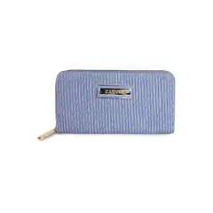 CARVEN - Billetera mujer Abby celeste